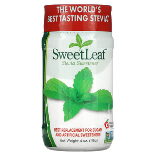 Wisdom Natural, SweetLeaf，天然甜葉菊甜味劑，4盎司（115 克）