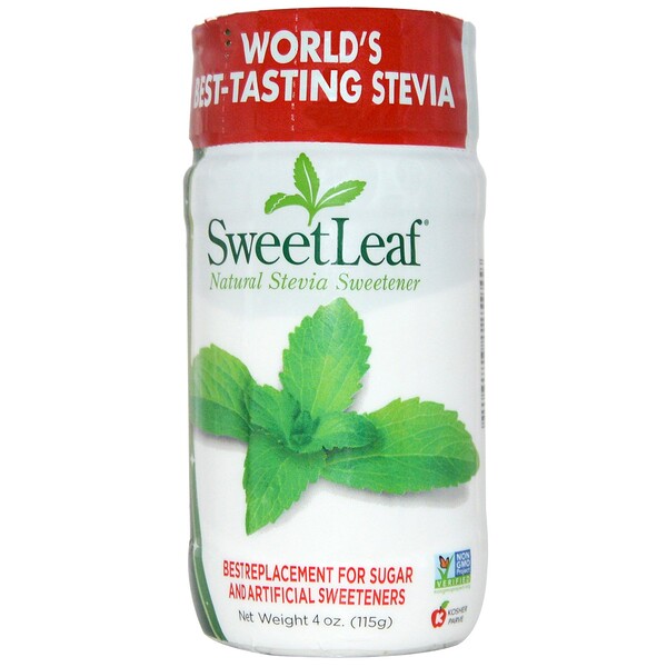 Wisdom Natural‏, SweetLeaf, ממתיק סטיביה טבעי, 115 גרם