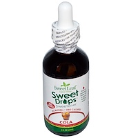 Жидкая стевия SweetLeaf, подсластитель, кола, 2 жидких унции (60 мл) - изображение