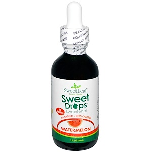 Отзывы о Виздом Натуралс, SweetLeaf Liquid Stevia, Sweet Drops Sweetener, Watermelon, 2 fl oz (60 ml)