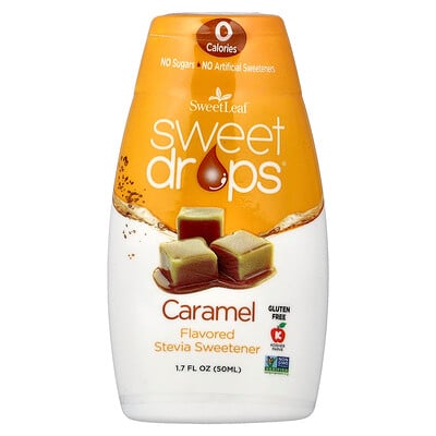 SweetLeaf Stevia, Sweet Drops®, Caramelo, 50 ml (1,7 oz. líq.)