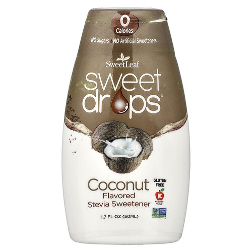 Sweetleaf Stevia Sweet Drops®, Coconut, 1.7 fl oz (50 ml)
