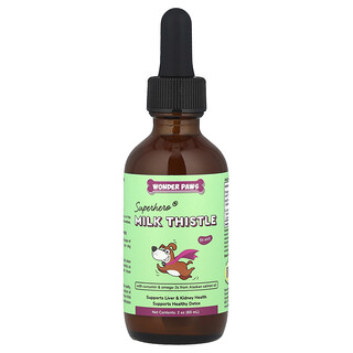 Wonder Paws, Superhero®, Marietidsel, Til Hunde, 60 ml