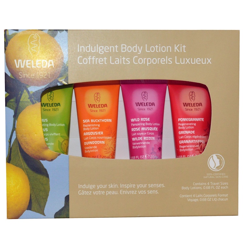 Weleda, Indulgent Body Lotion Kit, 4 Body Lotions, 0.68 fl oz Each iHerb