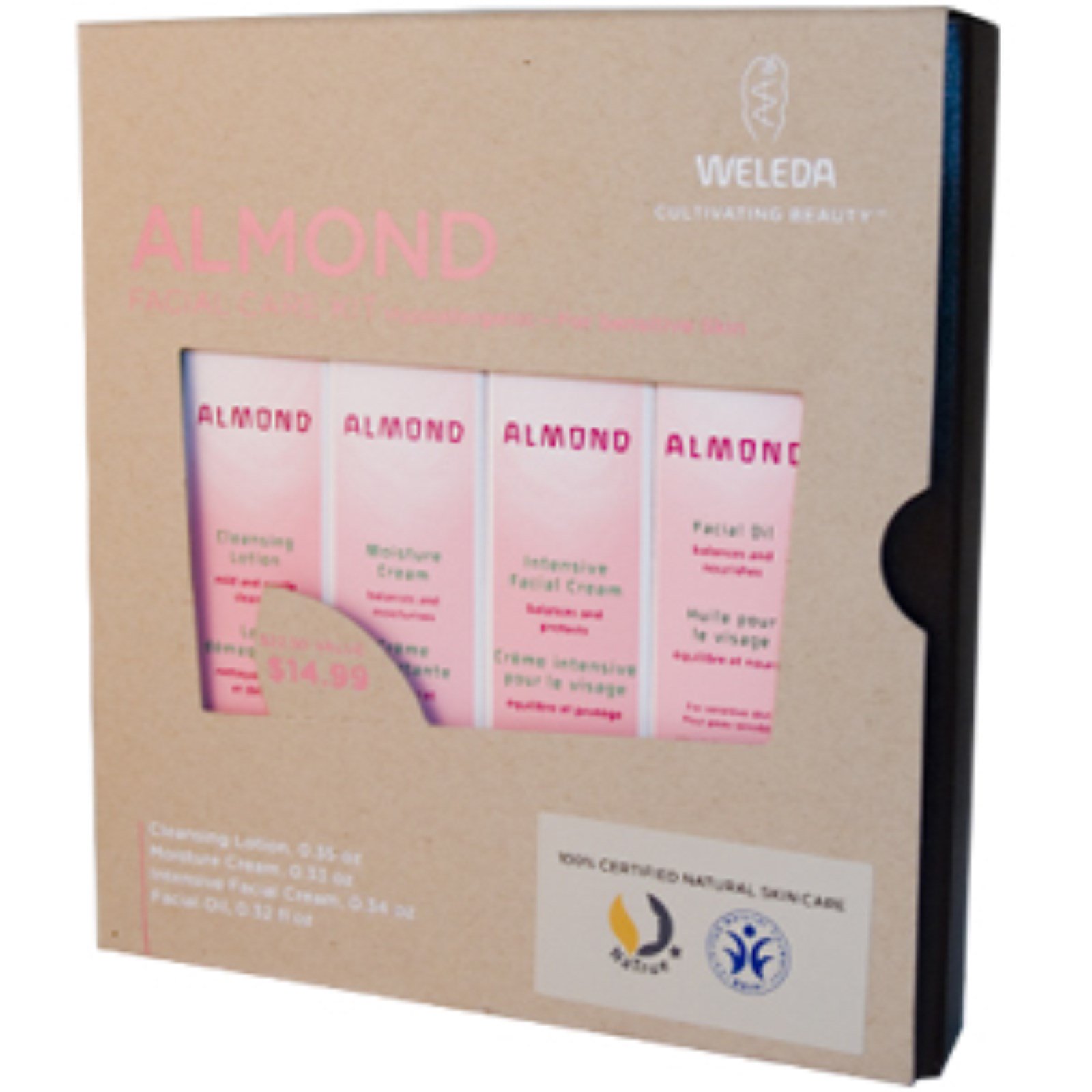Weleda almond facial Care kit 4pcs (095508071409)