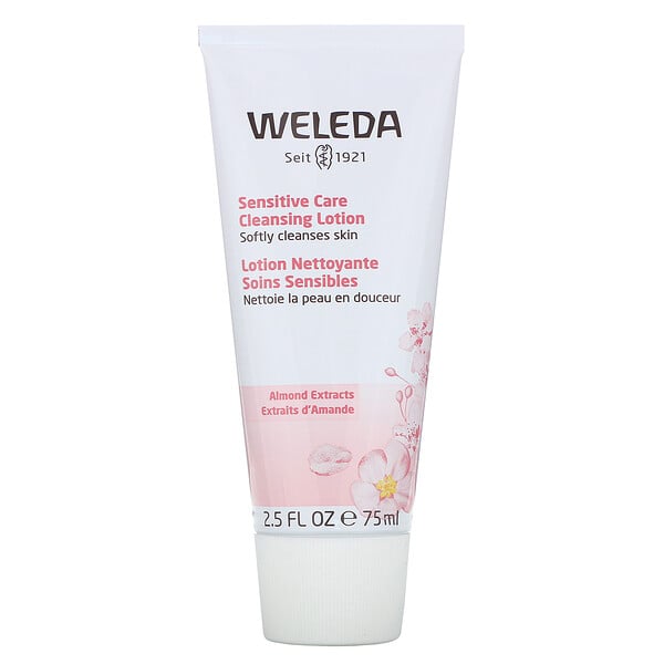 Weleda‏, Sensitive Care Cleansing Lotion, Almond Extracts, 2.5 fl oz (75 ml)