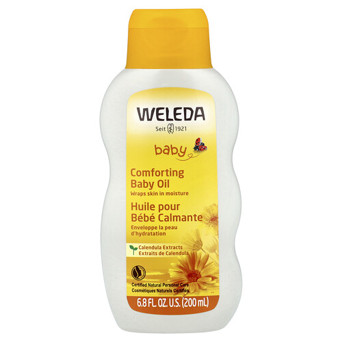 Weleda, Baby, Comforting Baby Oil, beruhigendes Babyöl, Ringelblumenextrakte, 200 ml (6,8 fl. oz.)