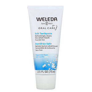Отзывы о Веледа, Oral Care, Salt Toothpaste, Fluoride Free, Peppermint, 2.5 fl oz (75 ml)
