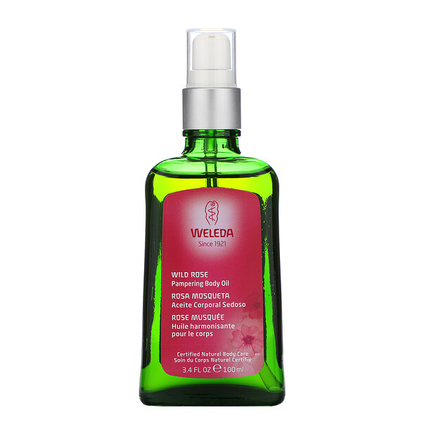Weleda‏, Pampering Body & Beauty Oil, Wild Rose Extracts, 3.4 fl oz (100 ml)