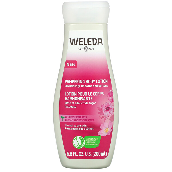 Pampering Body Lotion, Wild Rose Extracts,  6.8 fl oz (200 ml)