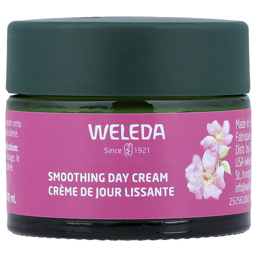 Weleda Smoothing Day Cream, Wild Rose & White Tea, 1.3 fl oz (40 ml)