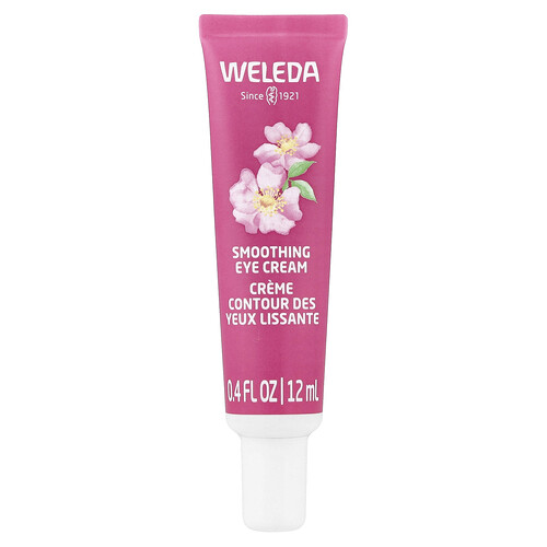 Weleda Smoothing Eye Cream, Wild Rose & White Tea, Fragrance Free, 0.4 fl oz (12 ml)