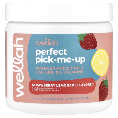 Wellah  Perfect Pick-Me-Up  Strawberry Lemonade  5.9 oz (168 g)