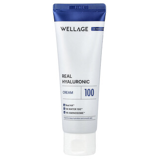 Wellage（ウェラージュ）, リアルヒアルロン酸クリーム100、80ml（2.7ml）