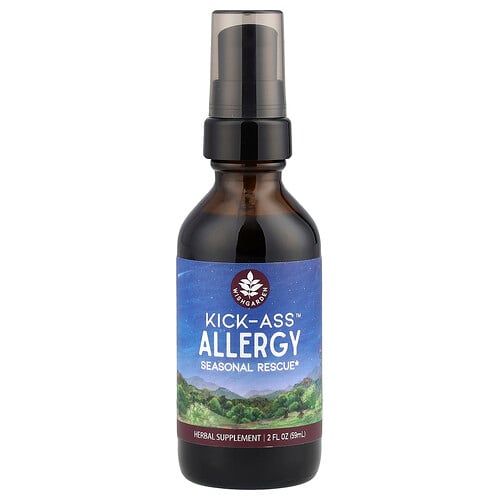 Wishgarden Herbs Kick-Ass™ Allergy, Seasonal Rescue, 2 fl oz (59 ml)