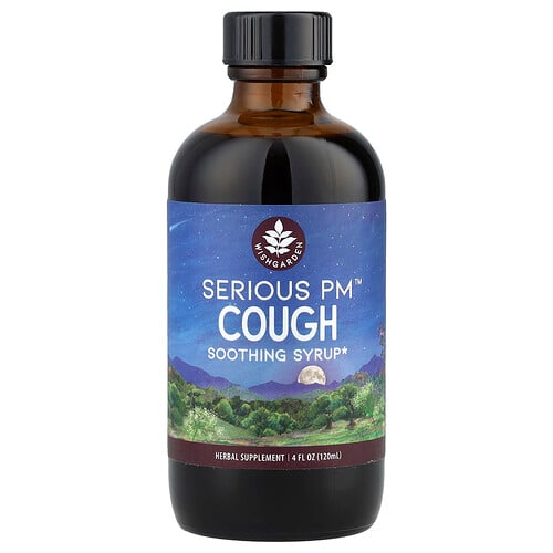 Wishgarden Herbs Serious PM™ Cough, Soothing Syrup, 4 fl oz (120 ml)