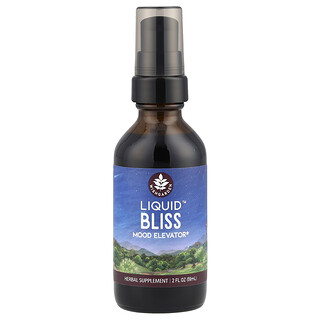 WishGarden Herbs, Liquid™ Bliss, засіб для покращення настрою, 2 од. унції (59 мл)