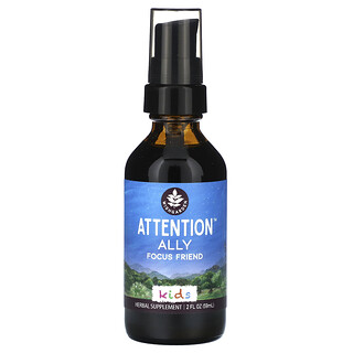 WishGarden Herbs, Çocuklar, Dikkat Müttefiki Odak Arkadaşı, 2 fl oz (59 ml)
