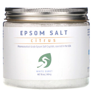 Отзывы о Вайт Егрет Персонал Кер, Epsom Salt, Citrus, 16 oz (454 g)