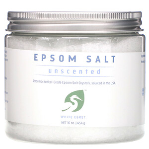 Отзывы о Вайт Егрет Персонал Кер, Epsom Salt, Unscented, 16 oz (454 g)