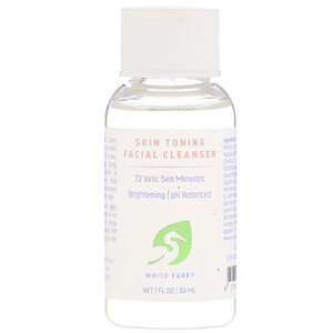 Отзывы о Вайт Егрет Персонал Кер, Skin Toning Facial Cleanser, 1 fl oz (30 ml)