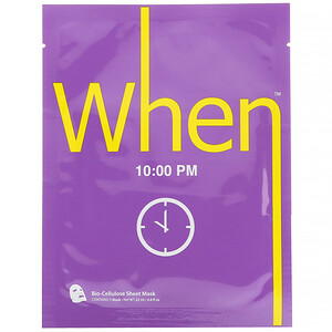 When Beauty, 10:00 PM, Bio-Cellulose Sheet Mask, 1 Sheet, 0.8 fl oz (23 ml) отзывы