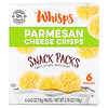 ويسبس, Parmesan Cheese Crisps, Snack Packs, 6 Pouches, 0.63 oz (18 g) Each