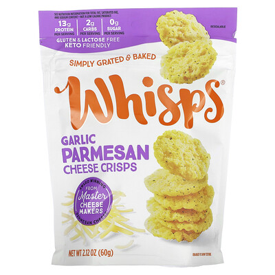 

Whisps Garlic Parmesan Cheese Crisps 2.12 oz ( 60 g)