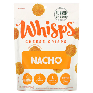 Whisps, ナチョチーズクリスプ、60g（2.12オンス）