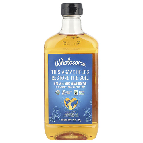 Wholesome Sweeteners, Organic Blue Agave Nectar, 18.5 oz (525 g)