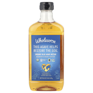 Wholesome Sweeteners, Néctar de Agave Azul Orgânico, 525 g (18,5 oz)