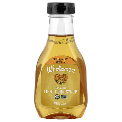 Product Image for Wholesome Sweeteners, Organic Light Corn Syrup, 7.7 fl oz (228 g)