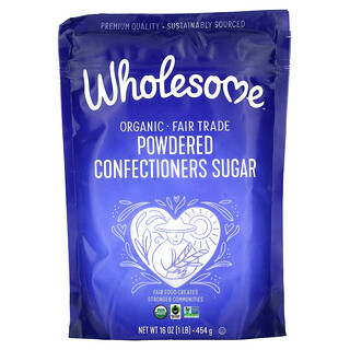 Wholesome Sweeteners, 제과용 유기농 슈가파우더, 454g(1lb)