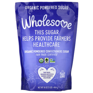 Wholesome Sweeteners, 有機糖粉，1 磅（454 克）