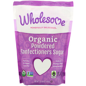 Отзывы о Холсам Свитнерс, Organic Powdered Confectioners Sugar, 16 oz (454 g)