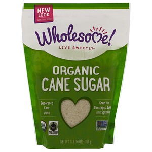 Отзывы о Холсам Свитнерс, Organic Cane Sugar, 1 lb. (16 oz) — 454 g