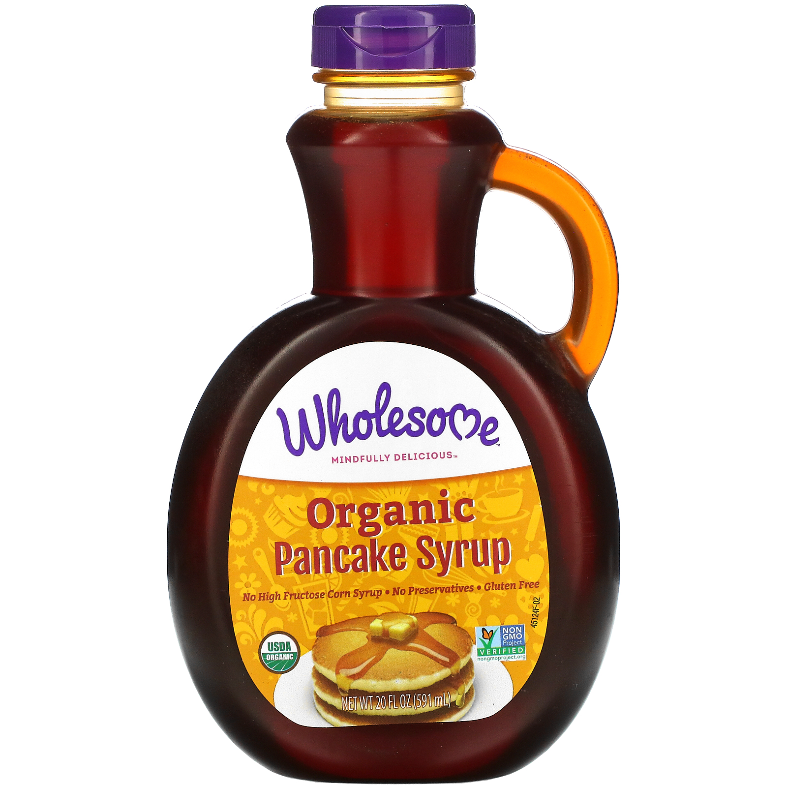 Wholesome Organic Pancake Syrup 20 Fl Oz 591 Ml Iherb