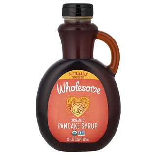 Wholesome Sweeteners, Biologische Pannenkoekensiroop, 20 fl oz (591 ml)
