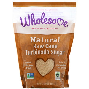 Холсам Свитнерс, Natural Raw Cane, Turbinado Sugar, 1.5 lbs (24 oz.) — 680 g отзывы