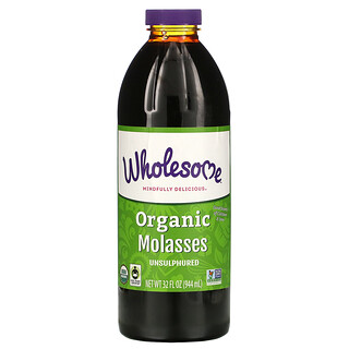 Wholesome, Organic Molasses, Unsulphured, 32 fl oz (944 ml)