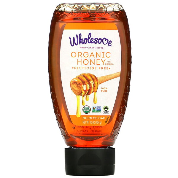 Wholesome, Organic Honey, 16 oz (454 g)