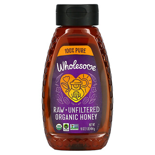 Wholesome, 有机未加工未过滤蜂蜜，16 盎司（454 克）
