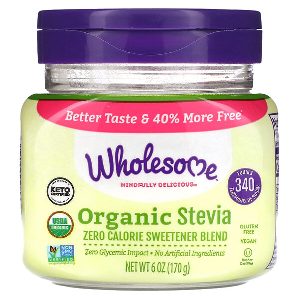 Wholesome Sweeteners‏, Organic Stevia, 6 oz (170 g)
