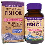 Отзывы о Wiley’s Finest, Аляскинский рыбий жир, пренатальная ДГК, 600 мг, 60 рыбных  мягких капсул