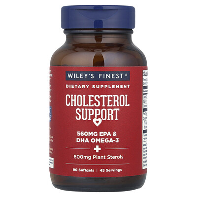 Product Image for Wiley's Finest, Cholesterol Support, 90 Softgels