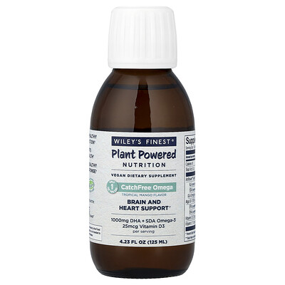 Wiley's Finest, CatchFree Omega, Tropical Mango, 4.23 fl oz (125 ml)