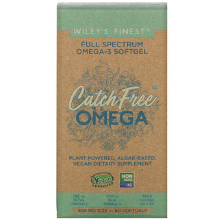 Wiley's Finest, CatchFree Omega, 60 Softgels