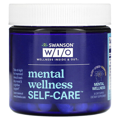 

Swanson WIO Mental Wellness Self-Care, 30 капсул