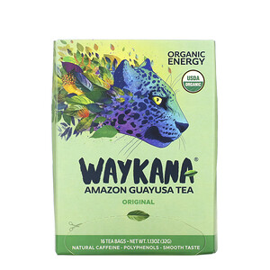 Отзывы о Waykana, Amazon Guayusa Tea, Original, 16 Tea Bags, 1.13 oz (32 g)