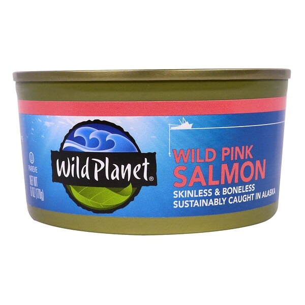 Wild Pink Salmon, 6 oz (170 g)
